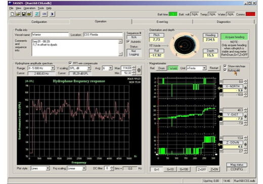 software for tactical sensor unit